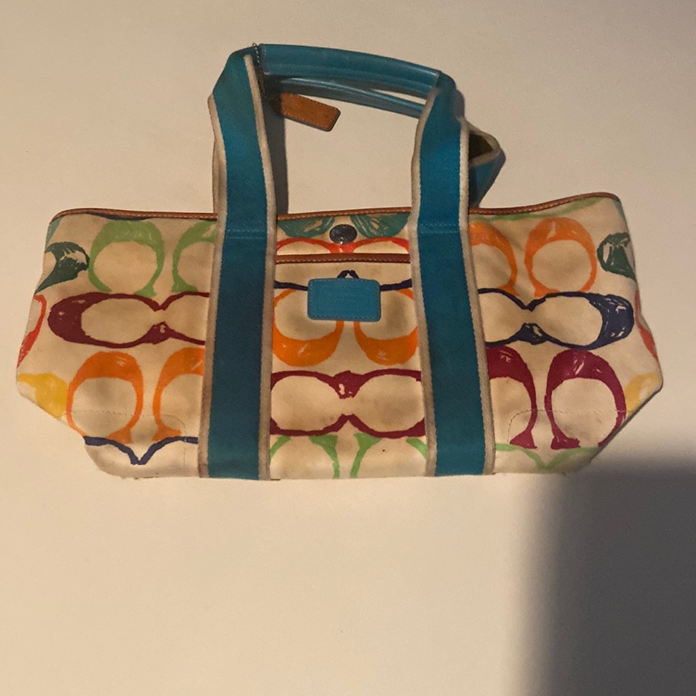 Vintage coach authentic worn